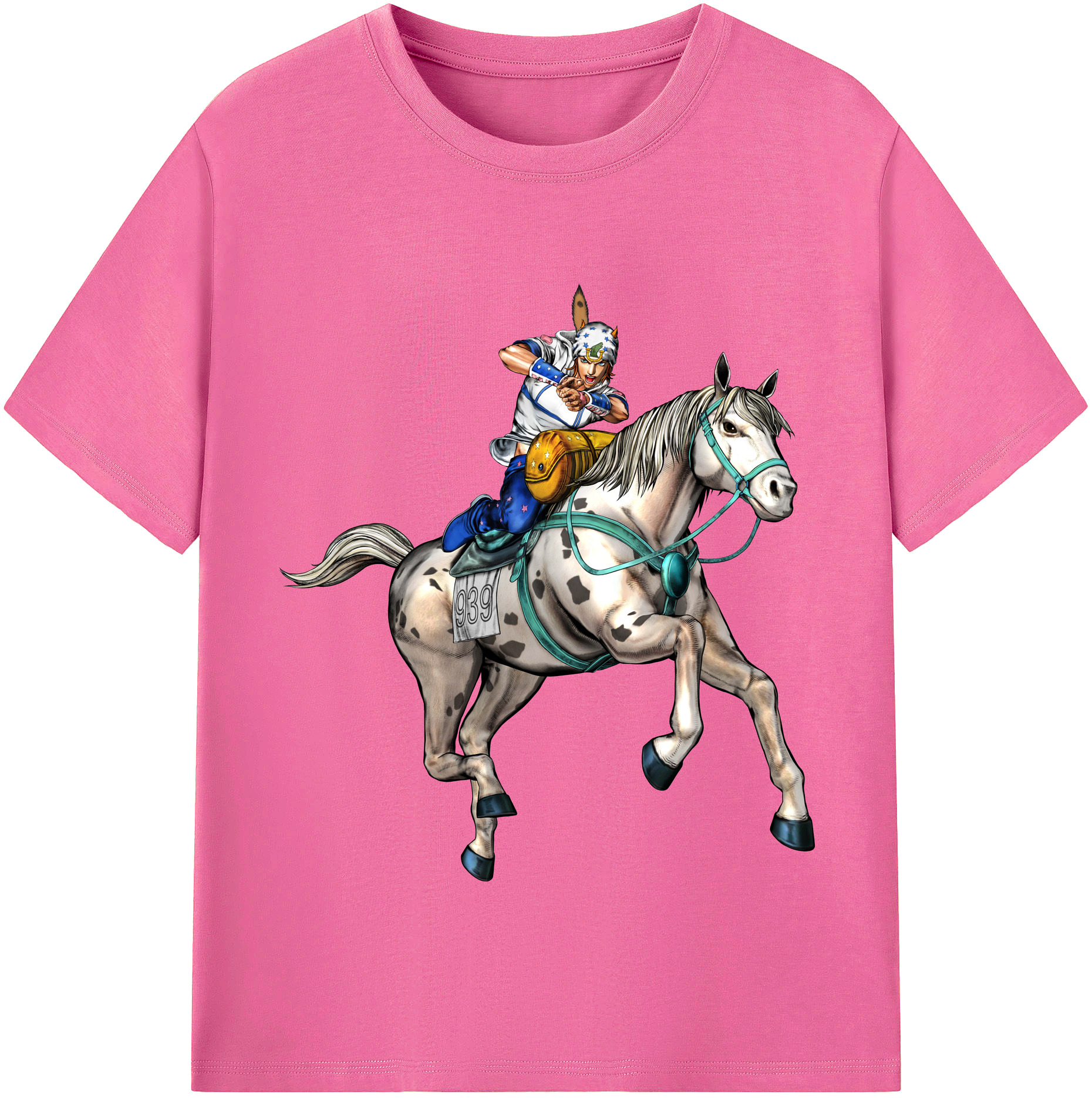 （画像用） ジョジョの奇妙な冒険 ジョナサン?ジョースター JoJo's Bizarre Adventure Jonathan Joestar レディースカジュアルプリントTシャツ（綿100％）